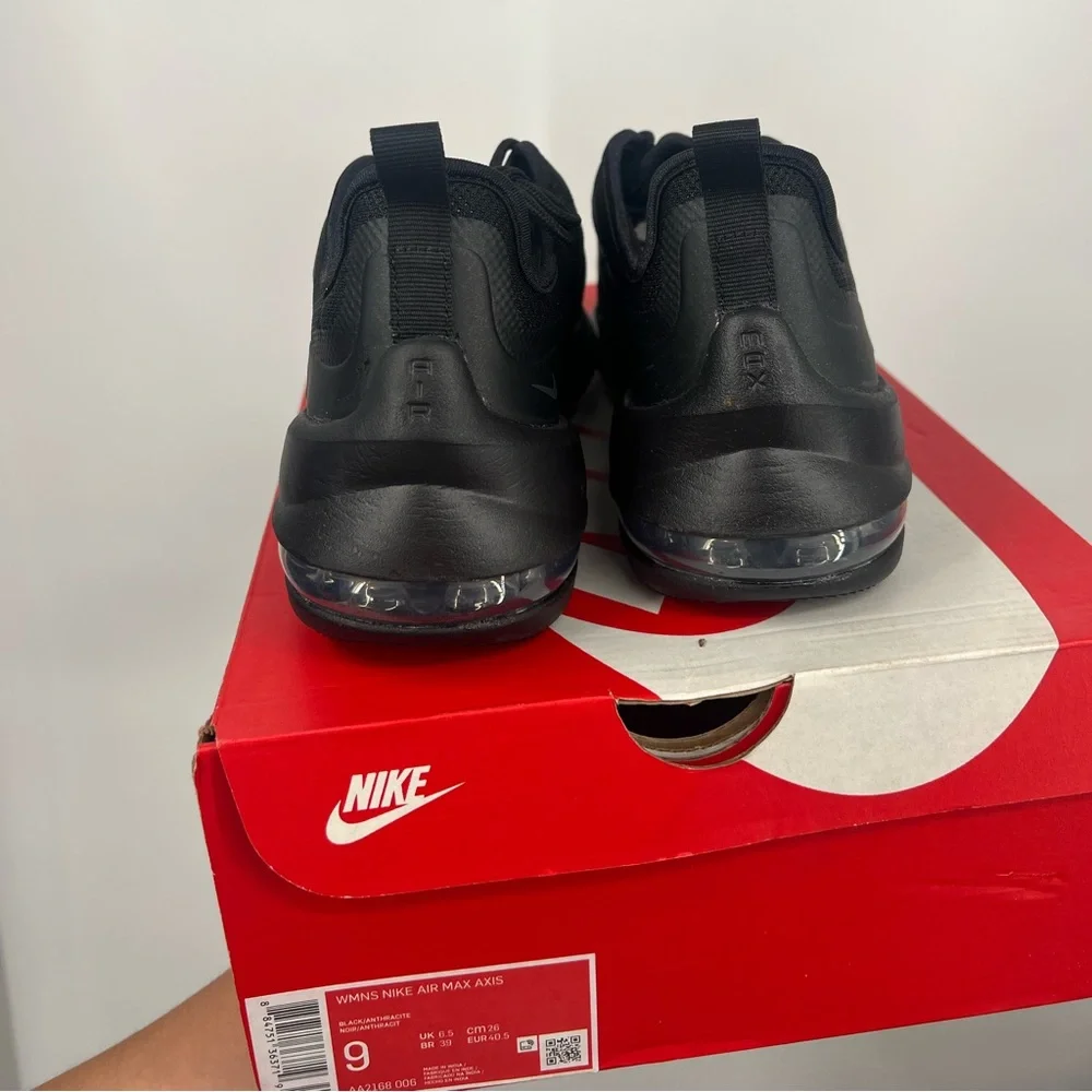 Nike Womens AIR Max Axis Black Size 9 - Picture 3 of 5